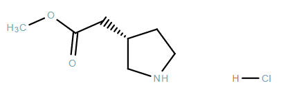 (S)-Methyl 2-(pyrrolidin-3-yl)acetate hydrochloride