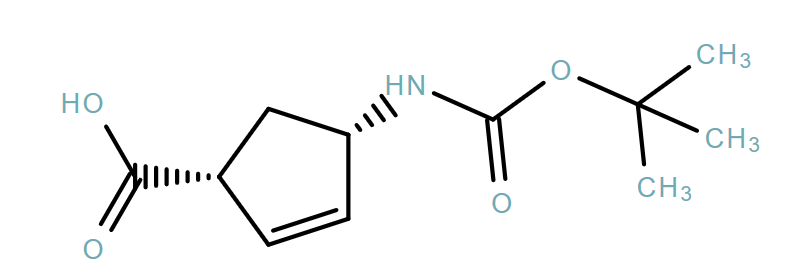 (1R,4S)-4-((tert-Butoxycarbonyl)amino)cyclopent-2-enecarboxylicacid