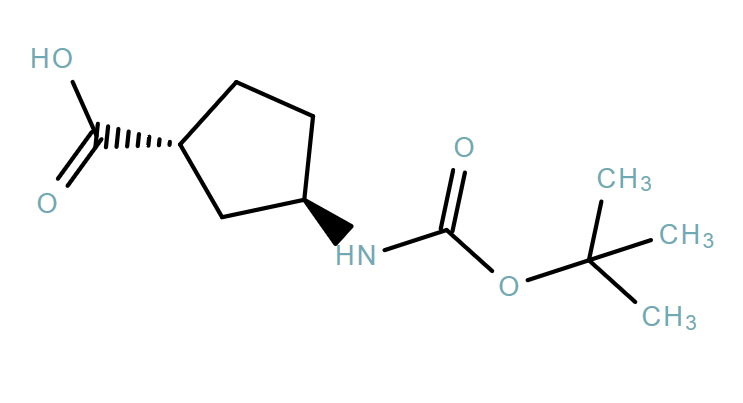 Trans-3-((tert-butoxycarbonyl)amino)cyclopentanecarboxylicacid