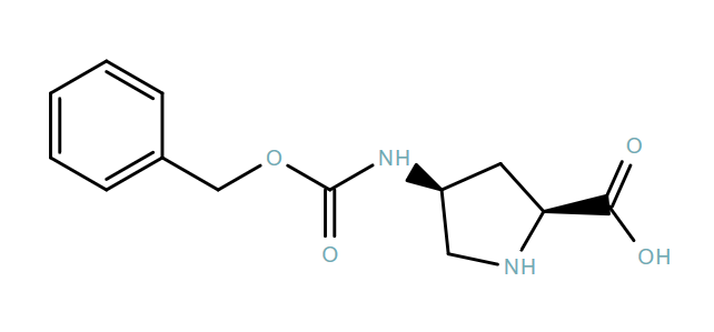 (2S,4S)-4-(((Benzyloxy)carbonyl)amino)pyrrolidine-2-carboxylicacid