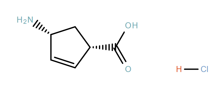(1S,4R)-4-Aminocyclopent-2-enecarboxylicacidhydrochloride