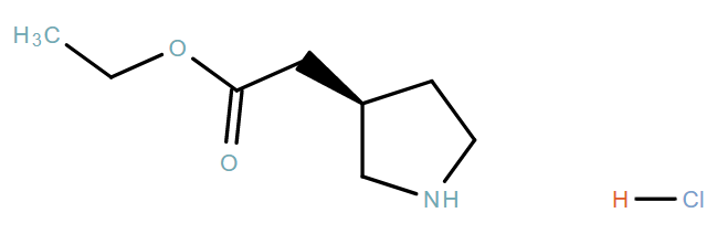 Ethyl (R)-2-(pyrrolidin-3-yl)acetate hydrochloride