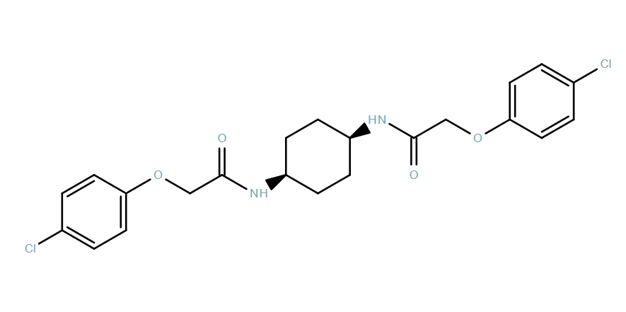 N,N'-(cis-Cyclohexane-1,4-diyl)bis(2-(4-chlorophenoxy)acetamide