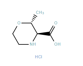 3-Morpholinecarboxylic acid, 2-methyl-, hydrochloride,(2R,3S)-rel-