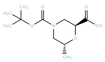 (2S,6R)-4-(tert-Butoxycarbonyl)-6-methylmorpholine-2-carboxylic acid