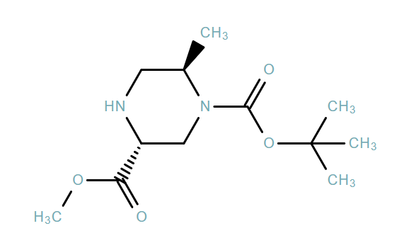(3R,6R)-1-tert-Butyl 3-methyl 6-methylpiperazine-1,3-dicarboxylate