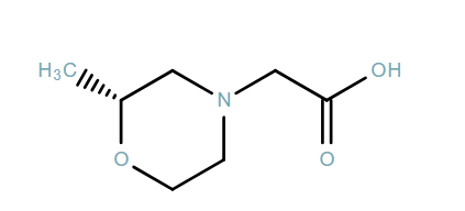 4-Morpholineacetic acid, 2-methyl-, (2R)-
