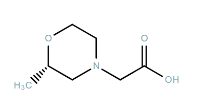 4-Morpholineacetic acid, 2-methyl-, (2S)-