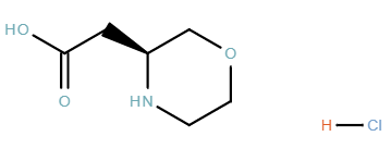 (S)-2-(Morpholin-3-yl)acetic acid hydrochloride