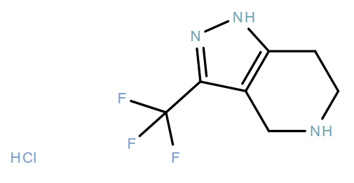 3-(Trifluoromethyl)-4,5,6,7-tetrahydro-1H-pyrazolo[4,3-c]pyridine hydrochloride